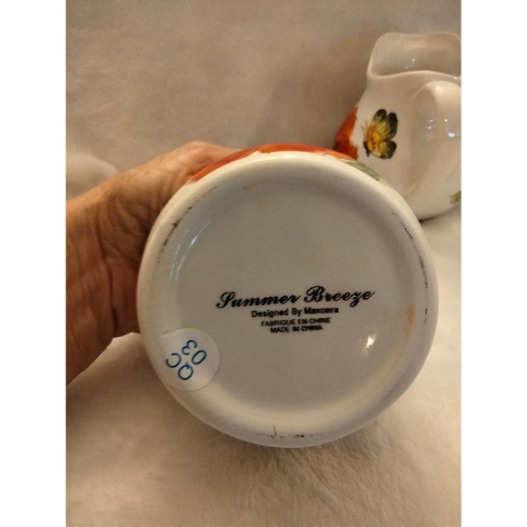 Maxcera Summer Breeze Creamer/ Sugar Bowl - Picture 9 of 11
